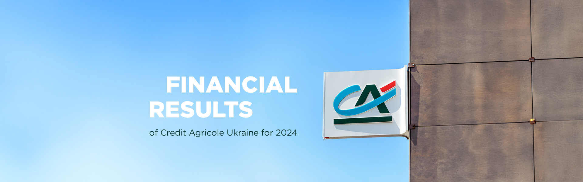 Financial Results of Credit Agricole Ukraine for 2024